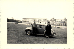 Photographie Photo Vintage Snapshot Amateur Automobile Voiture St Germain Laye - Automobili