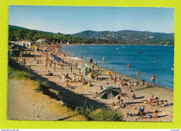 83 CAVALAIRE N°1668 La Plage De La Rascasse Restaurant Au Fond La Croix Valmer Voiliers Pédalos Baignade - Cavalaire-sur-Mer