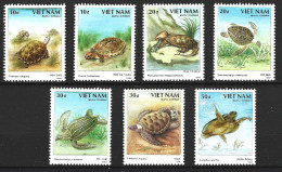 VIET NAM. N°868A-G De 1988. Tortues. - Turtles