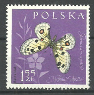Poland 1961 Mi 1286 MNH  (LZE4 PLD1286) - Butterflies