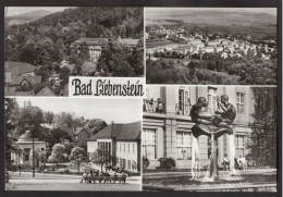 BAD LIEBENSTEIN - KURHAUS - BRUNNENTEMPEL MIT BADEHAUS - IM KURGARTEN - CARTOLINA FG SPEDITA NEGLI ANNI 80 - Bad Liebenstein