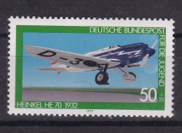 GERMANIA NUOVO MNH ** HEINKEL 70 - Flugzeuge