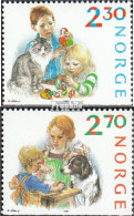 Norwegen 984Du-985Du (kompl.Ausg.) Postfrisch 1987 Weihnachten - Unused Stamps