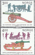 Norwegen 921-922 (kompl.Ausg.) Postfrisch 1985 Artillerie - Nuevos