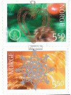 Norwegen 1450Do-1451Do (kompl.Ausg.) Postfrisch 2002 Weihnachtsschmuck - Unused Stamps