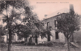 Bezancourt - Mairie Et Ecole -  CPA °J - Autres & Non Classés