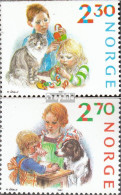 Norwegen 984Do-985Do (kompl.Ausg.) Postfrisch 1987 Weihnachten - Unused Stamps