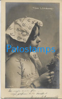 229062 ARTIST TINA LOMBARDI HELP ACTRESS POSTAL POSTCARD - Entertainers