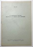 P. Pieri - Storiografia Italiana Relativa Al 25 Luglio E All'8 Settembre - 1964 - Autres & Non Classés