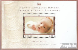 Norwegen Block27 (kompl.Ausg.) Postfrisch 2004 Ingrid Alexandra - Blocs-feuillets