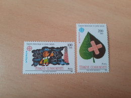 TIMBRES  TURQUIE    ANNEE   1986   N  2494  /  2495    NEUFS  LUXE** - Nuevos