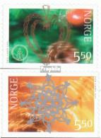 Norwegen 1450Du-1451Du (kompl.Ausg.) Postfrisch 2002 Weihnachtsschmuck - Unused Stamps