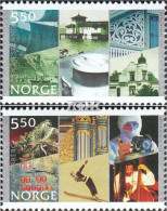 Norwegen 1436-1437 (kompl.Ausg.) Postfrisch 2002 Stadt Holmestrand - Nuovi