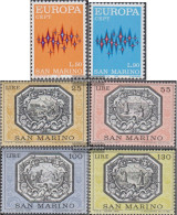 San Marino 997-998,999-1002 (complete Issue) Unmounted Mint / Never Hinged 1972 Europe, Marinaus - Ongebruikt