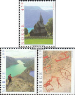 Norwegen 1208Dr-1210Dr (kompl.Ausg.) Postfrisch 1996 Tourismus - Unused Stamps