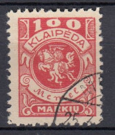 MEMEL 1923 Used (o) Mi 146 #MM35 - Klaipeda 1923