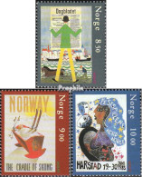 Norwegen 1479-1481 (kompl.Ausg.) Postfrisch 2003 Plakatkunst - Unused Stamps