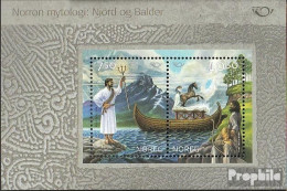 Norwegen Block25 (kompl.Ausg.) Postfrisch 2004 Nordische Mythen - Blokken & Velletjes