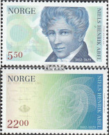 Norwegen 1434-1435 (kompl.Ausg.) Postfrisch 2002 Niels Henrik Abel - Unused Stamps