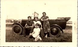 Photographie Photo Vintage Snapshot Amateur Automobile Voiture Cabriolet Auto - Cars