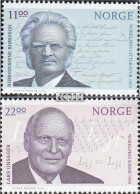 Norwegen 1482-1483 (kompl.Ausg.) Postfrisch 2003 Nobelpreisträger - Nuovi