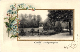 Gaufré CPA Krefeld Am Niederrhein, Stadtgartenpartie - Other & Unclassified