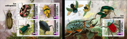 Djibouti 2023, Animals, Beetles, 4val In BF +BF - Beetles