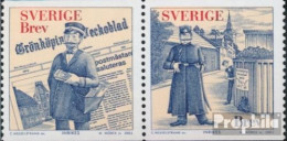 Schweden 2310-2311 Paar (kompl.Ausg.) Postfrisch 2002 Zeitung - Ongebruikt