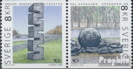 Schweden 2291-2292 Paar (kompl.Ausg.) Postfrisch 2002 Kunst Des 20. Jahrhunderts - Unused Stamps