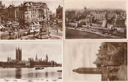 LONDON - PICCADILLY CIRCUS - AUTO CAR - BUS -  - THE THAMES -  - WESTMINSTER CATHEDRAL - 6639 - Sonstige & Ohne Zuordnung