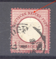 Allemagne  - Reich :  Mi  19  Pf III  (o)   Variété: Accent Sur Le E De Reich,  Cote: :450 € - Used Stamps