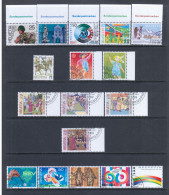 Switzerland 1989 Complete Year Set - Used (CTO) - 25 Stamps (please See Description) - Usados