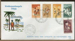 SURINAME - FDC 1966  KINDER - Surinam