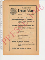 2 Vues Publicité 1946 Crusot-Adam (Mulhouse) Librairie Barbe Koening Transports Litschig Scierie Fernand Hirler - Sin Clasificación