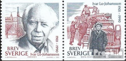 Schweden 2241-2242 Paar (kompl.Ausg.) Postfrisch 2001 I. Lo-Johansson - Ongebruikt