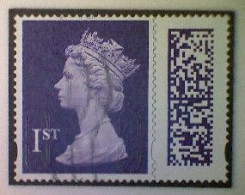 Great Britain, Scott MH501, Used (o), 2022 Machin (MEIL/M22L) Queen Elizabeth II, 1st, Violet - Machin-Ausgaben