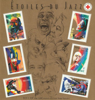 France 2002 Personnages Célèbres Grands Interprètres Du Jazz Bloc Feuillet N°50 Neuf** - Ongebruikt