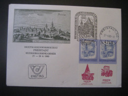 Österreich 1980- FDC Sonder-Umschlag Freistadt Von Der Briefmarkenwerbeschau Mit Allongen, MiNr. 1649 - Cartas & Documentos