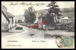 Lamorteau - Entrée Du Village - Scan Recto/verso. - Rouvroy