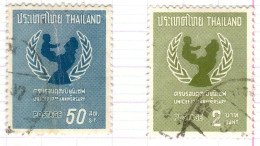 T+ Thailand 1964 Mi 437-38 UNICEF - Tailandia