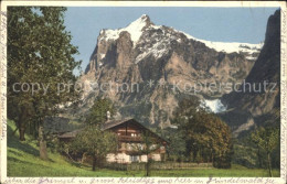 12039179 Grindelwald Haus Mit Wetterhorn Grindelwald - Other & Unclassified