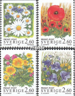 Schweden 1781-1784 (kompl.Ausg.) Postfrisch 1993 Sommerblumen - Ungebraucht