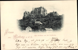 CPA Marburg An Der Lahn, Schloss, Nordseite - Autres & Non Classés