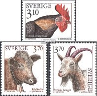 Schweden 1859-1861 (kompl.Ausg.) Postfrisch 1995 Haustiere - Ungebraucht