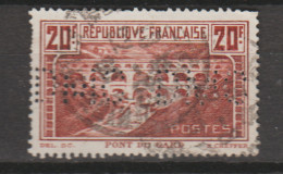 France 1929  N°  262 Oblitéré  " Pont Du Gard" - Used Stamps