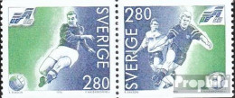 Schweden 1712-1713 Paar (kompl.Ausg.) Postfrisch 1992 Fußball - EM - Neufs