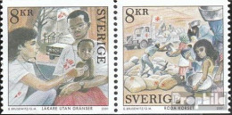 Schweden 2243-2244 Paar (kompl.Ausg.) Postfrisch 2001 Friedensnobelpreis - Nuevos