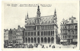 Belgique - Bruxelles - Grand'place , Maison Du Roi , Marche Aux Fleurs - Plätze