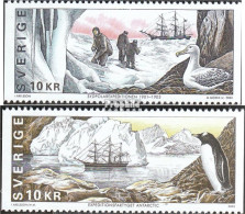 Schweden 2271-2272 (kompl.Ausg.) Postfrisch 2002 Antarktisexpedition - Unused Stamps