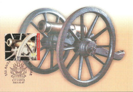 30920 - Carte Maximum - Portugal - 150 Anos Museu Militar Lisboa - Peça De Montanha 1797 Canhão - Canon Gun - Tarjetas – Máximo